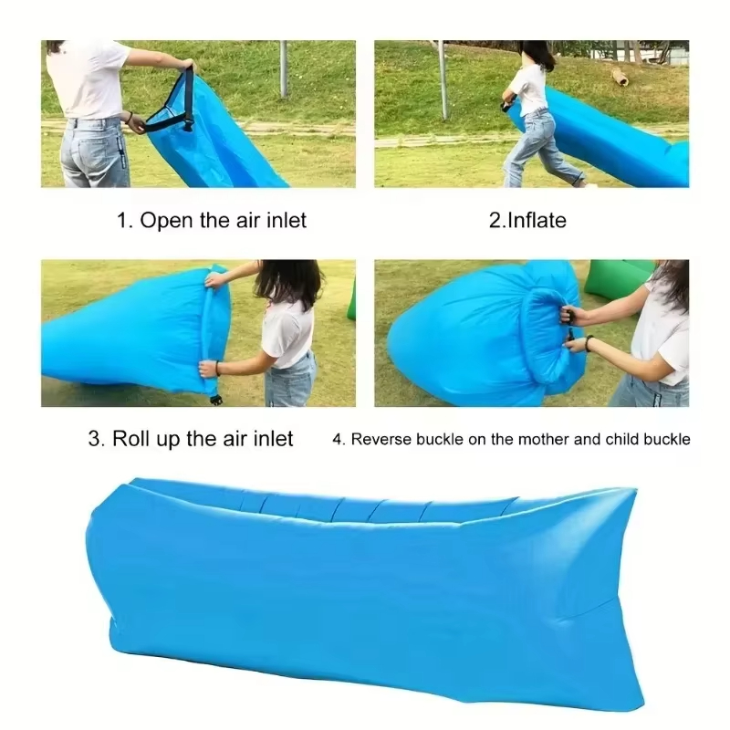 Sofá insuflável dobrável portá - Outdoor Camping Couch avaliação e preço