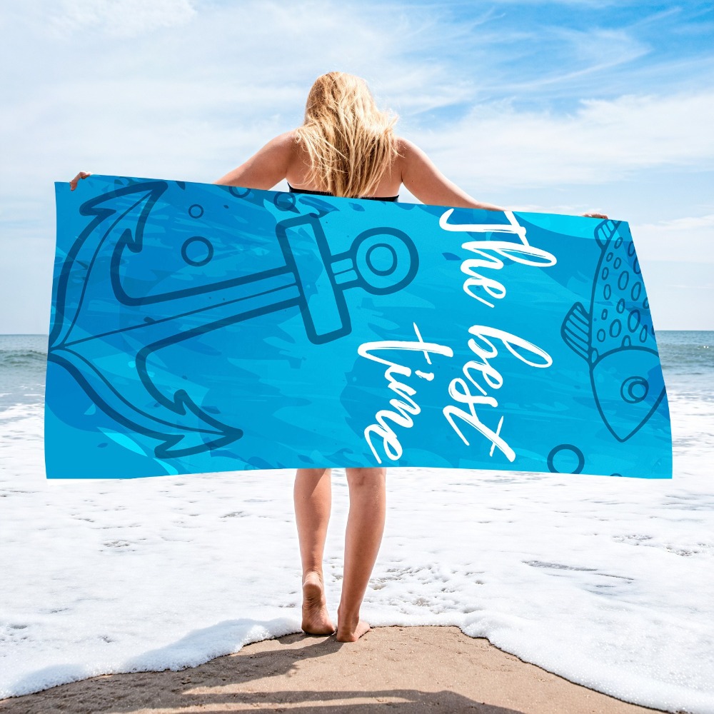 Toalha de Praia Anchor 70x140C - Outdoor Camping Blanket avaliação e preço
