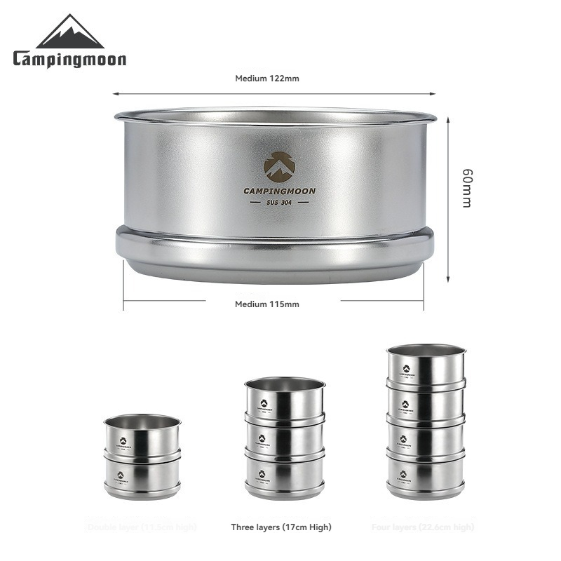 Campingmoon acampamento ao ar  - Camp Utensil Set avaliação e preço