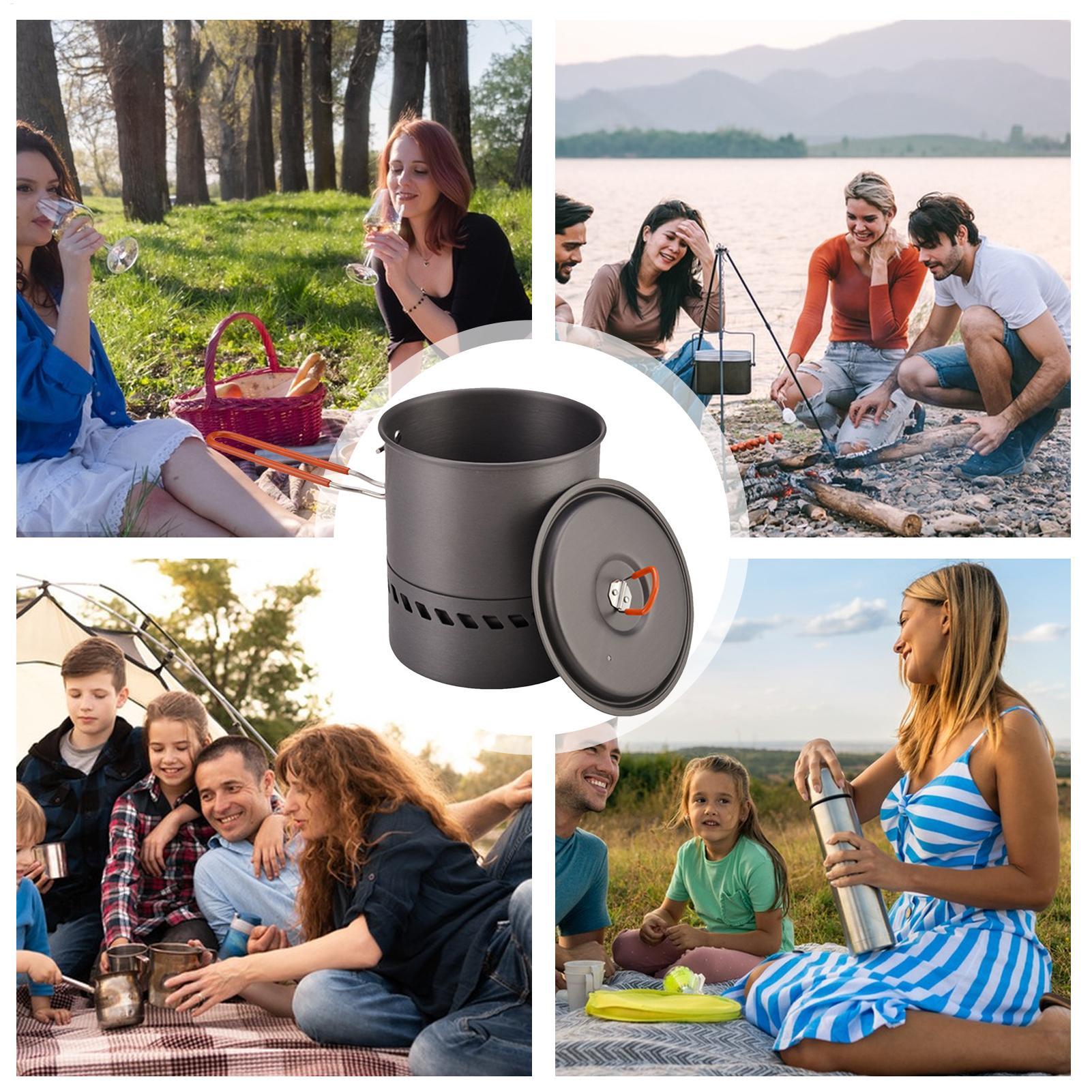 Fogão de Camping 1.5L, Ferrame - Outdoor Camping Kitchen Set avaliação e preço