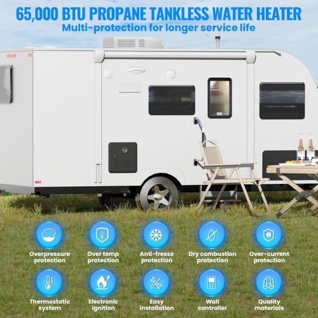 Aquecedor de Água a Gás Portát - Outdoor Camping Heater avaliação e preço
