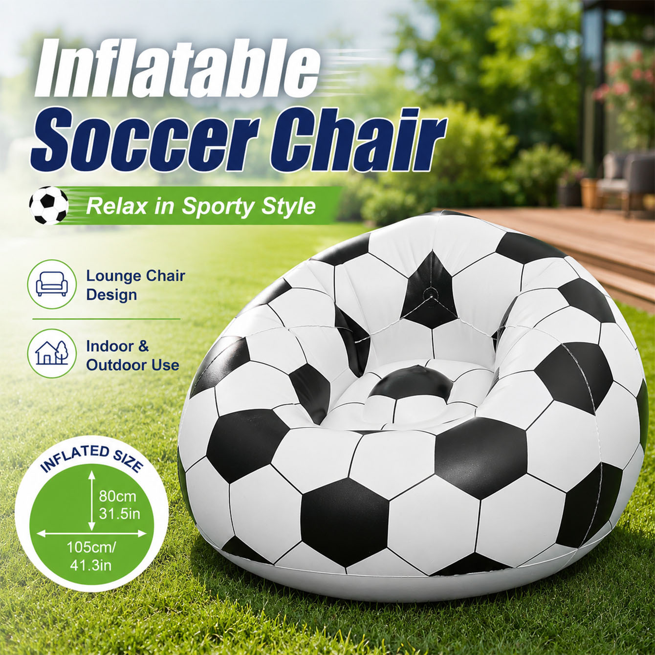 1PC Grande Sofá Inflável Pregu - Outdoor Camping Couch avaliação e preço