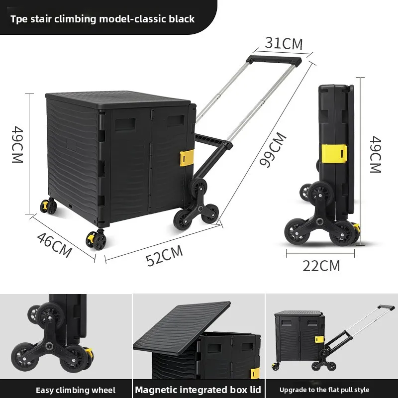 Carrinho de compras dobrável m - Outdoor Camping Folding Storage Box avaliação e preço