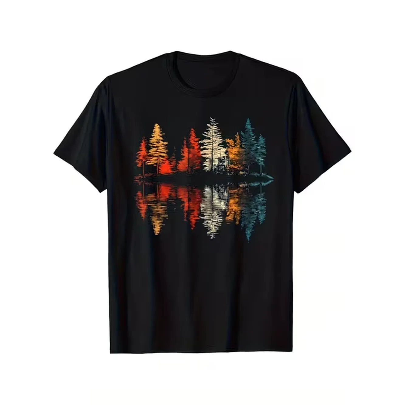 Camiseta Masculina Retrô com E - Outdoor Activities In Camping avaliação e preço
