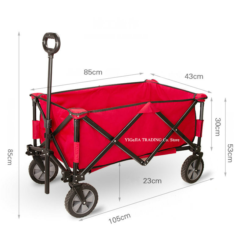 Vagão dobrável com rodas sólid - Outdoor Camping Shop avaliação e preço