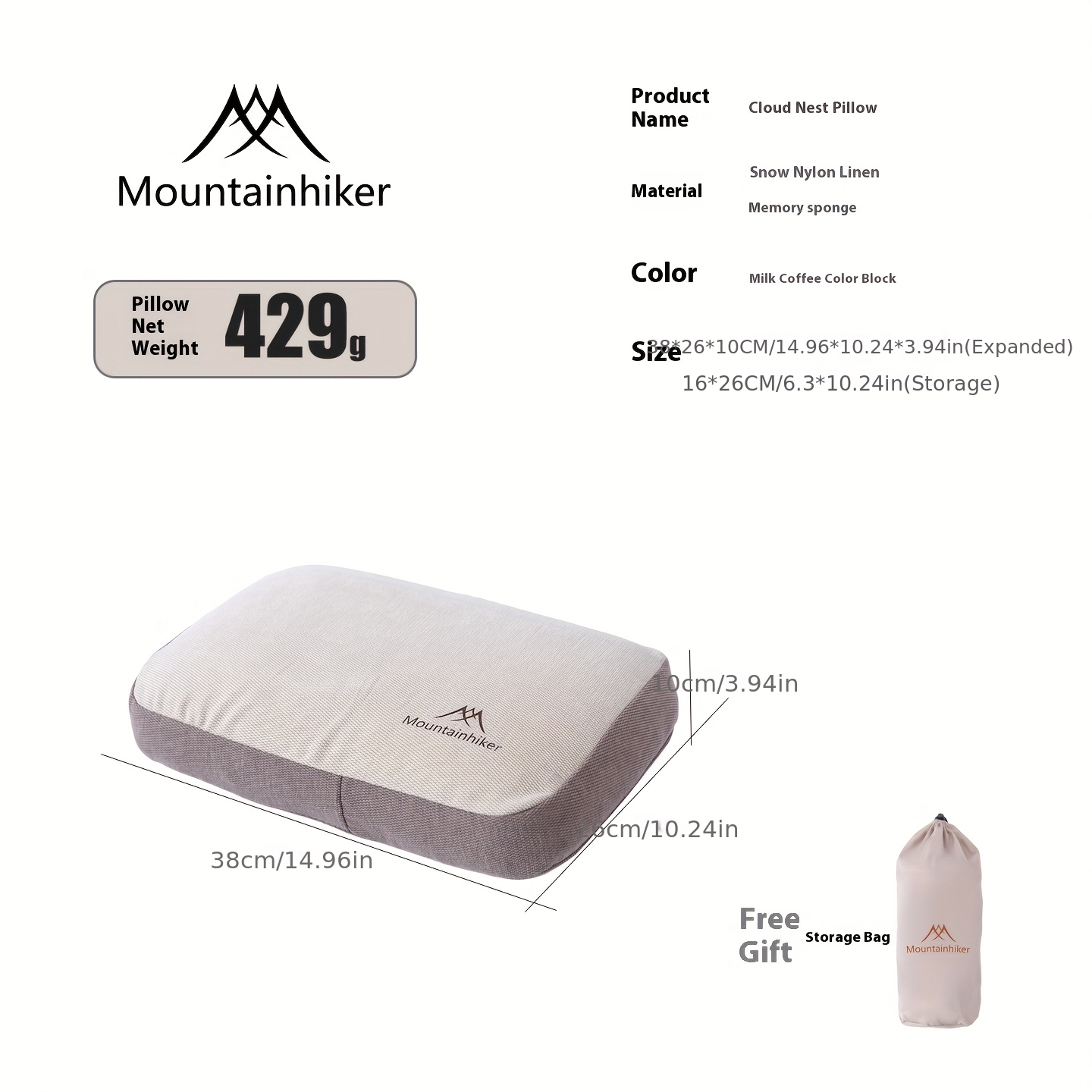 Mountainhiker Almofada de espo - Outdoor Camping Essentials avaliação e preço