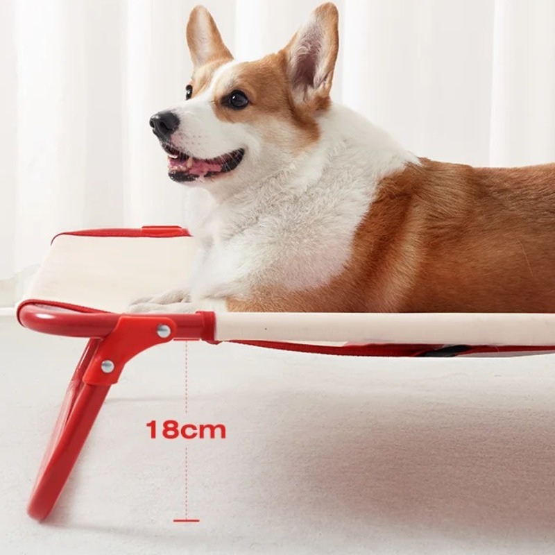 Cama dobrável para cães médios - Outdoor Camping Dog Bed avaliação e preço