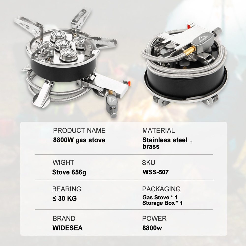 Widesea acampamento 5in1 fogão - Outdoor Camping Cooking Equipment avaliação e preço