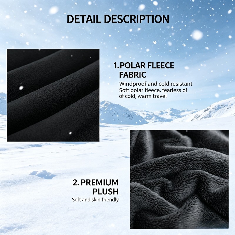 Máscara Térmica de Inverno par - Outdoor Camping In Winter avaliação e preço