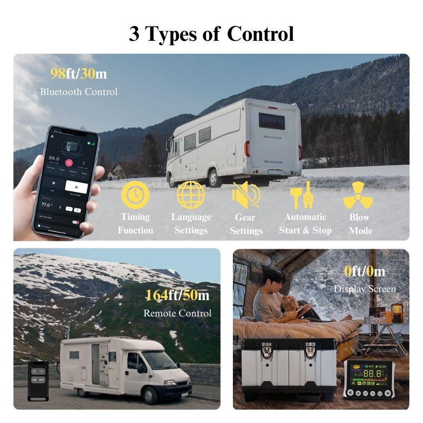 Aquecedor a Diesel Autônomo pa - Outdoor Camping Heater avaliação e preço