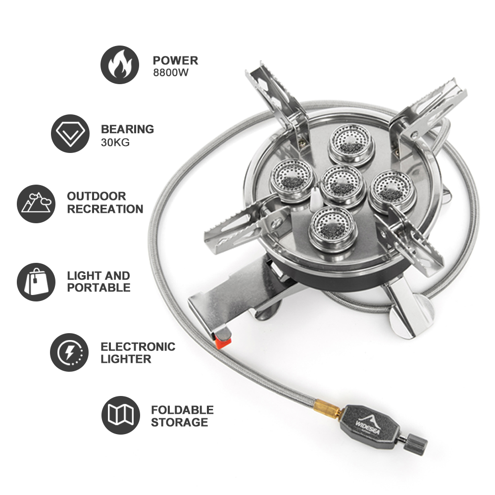 Widesea Camping 8800w Fogão A  - Outdoor Camping Cooking Equipment avaliação e preço