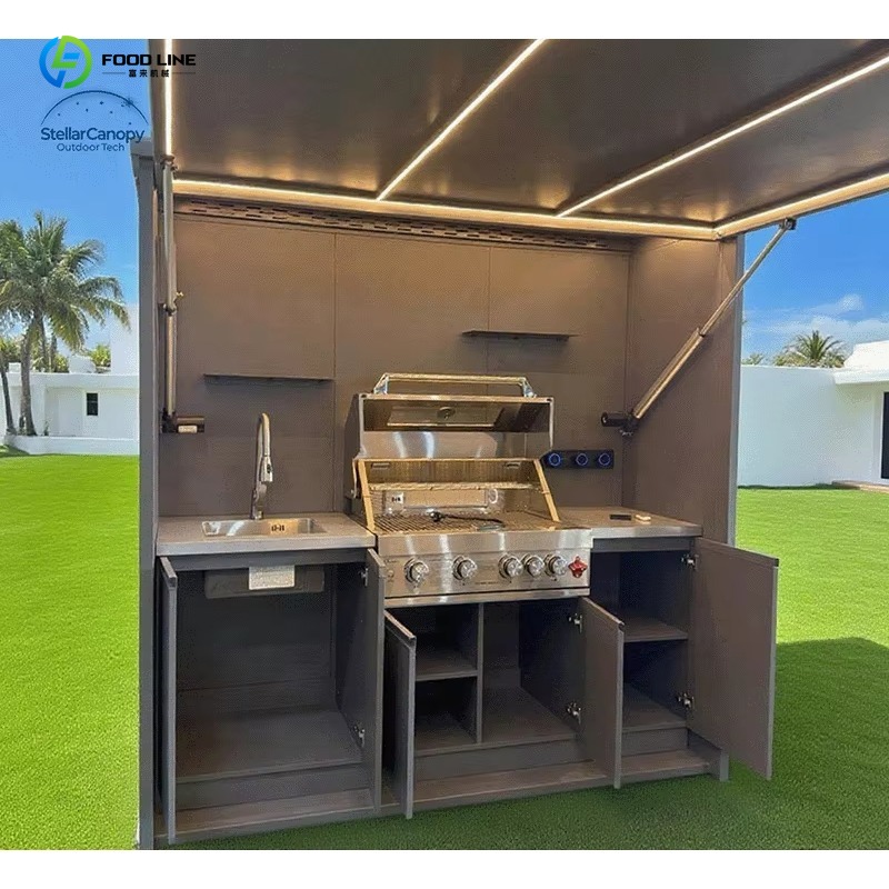 Conjunto de cozinha externa pe - Outdoor Camping Kitchen Set avaliação e preço