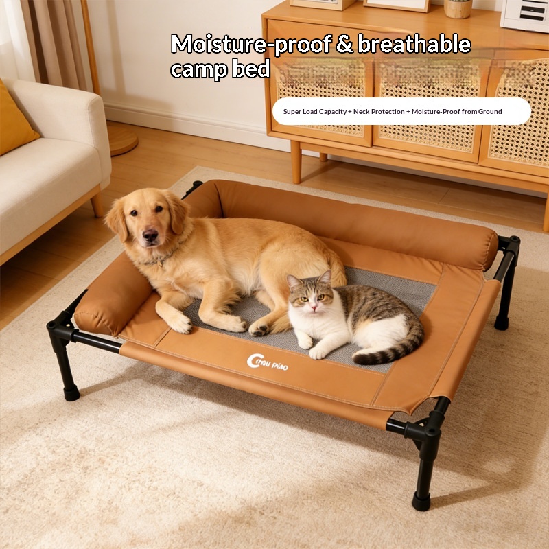 Cama elevada para cães com tel - Outdoor Camping Dog Bed avaliação e preço