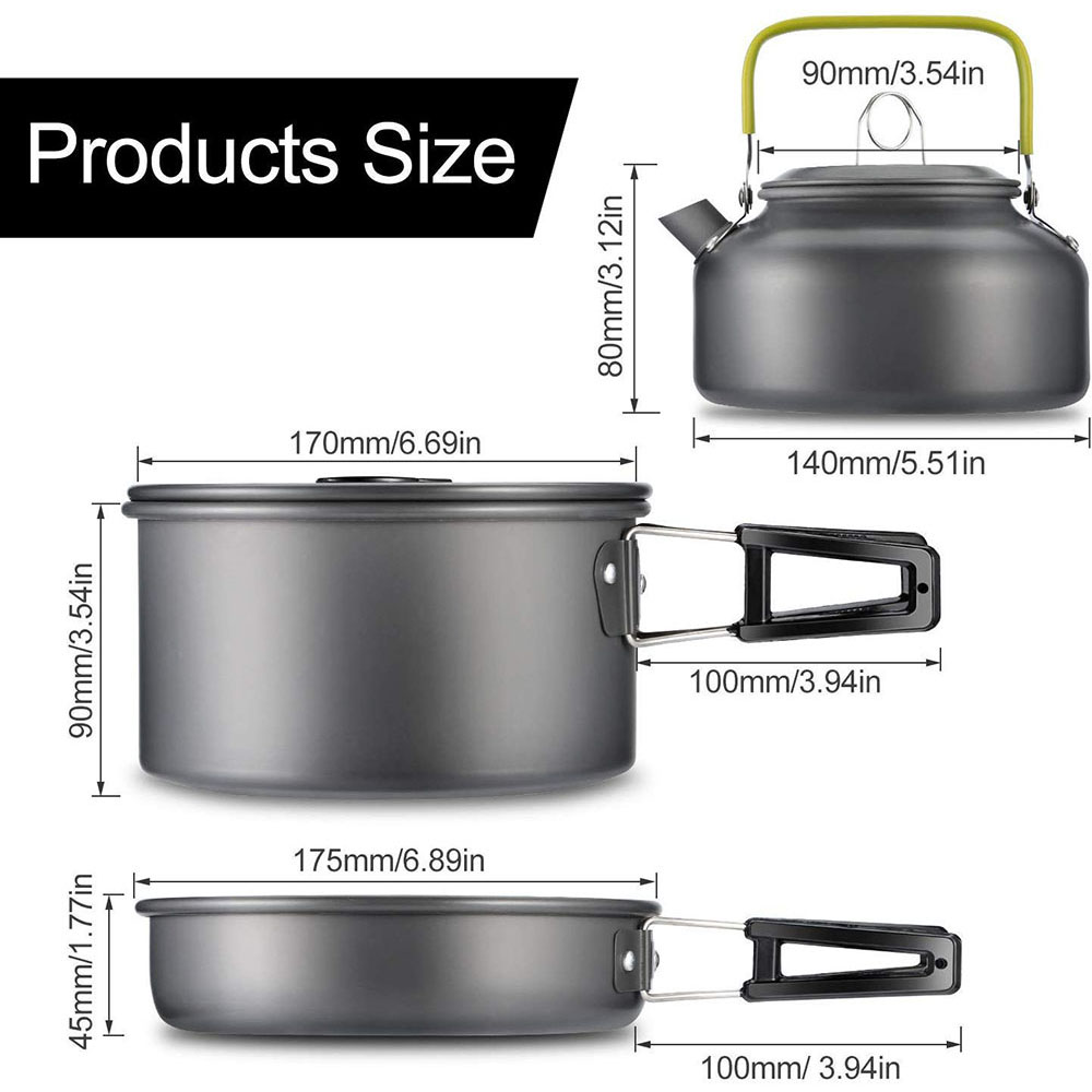 Conjunto de Utensílios de Cozi - Outdoor Camping Essentials avaliação e preço