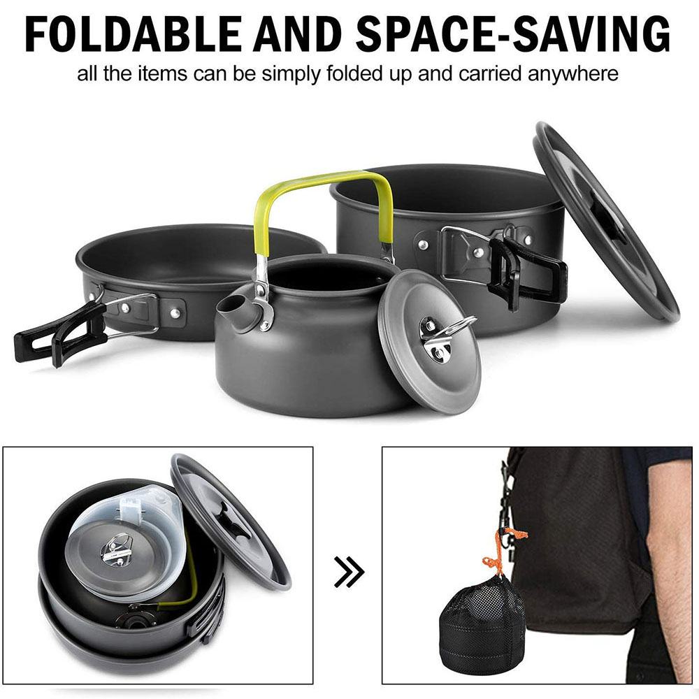 Conjunto de Utensílios de Cozi - Outdoor Camping Essentials avaliação e preço