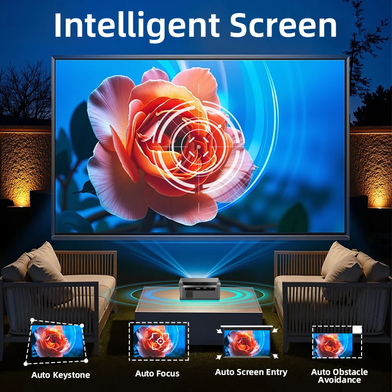Projetor CAIWEI A10Q 4K Full H - Outdoor Camping Tv avaliação e preço